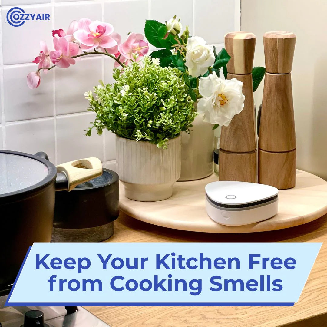 Ozzy Eliminate Smoke, Pet & Kitchen Odors in 1-Click