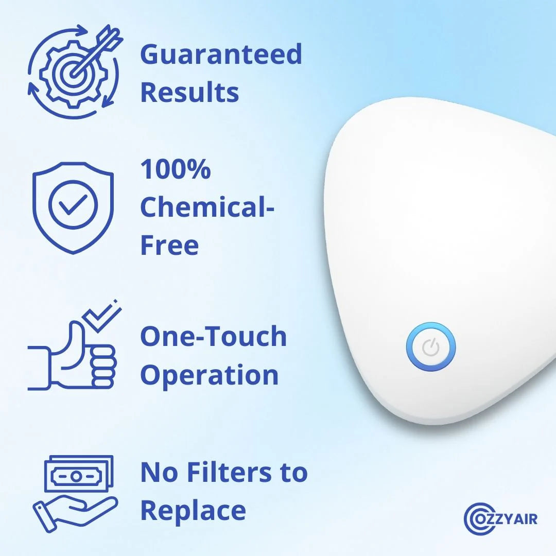 Ozzy Eliminate Smoke, Pet & Kitchen Odors in 1-Click