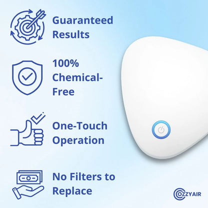 Ozzy Eliminate Smoke, Pet & Kitchen Odors in 1-Click